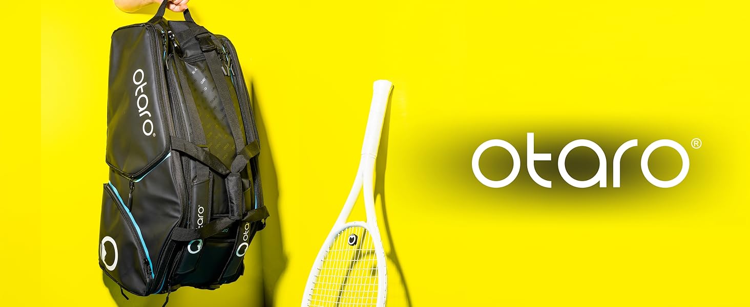 Otaro 82L Premium Tennis Bag | Badminton, Padel & Squash Racket Bag | Unisex Tennis Backpack for Men & Women, Coaches - Green