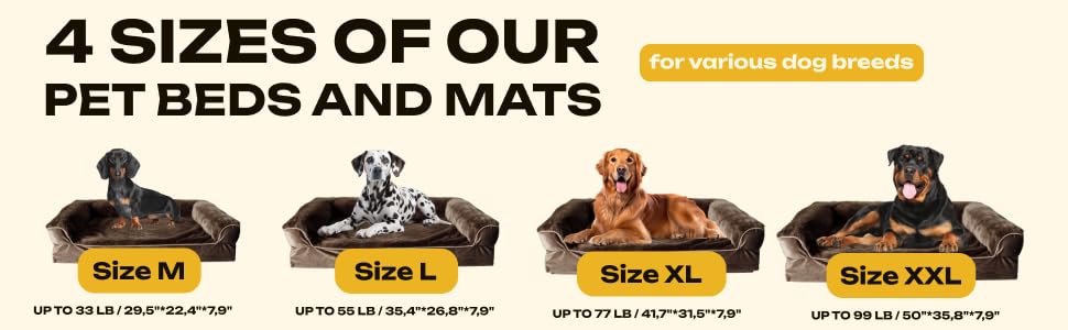 Ортопедичне ліжко для собак великих порід, диванчик для собак з високим бортиком, ліжко для домашніх тварин, собаче ліжко-софа, бавовняне льон та штучне хутро (Сірий, L(90 * 68 * 20 см))