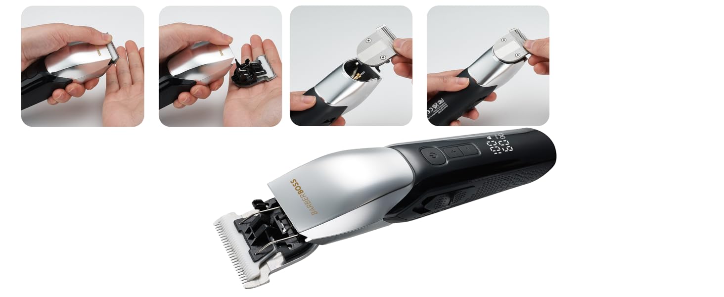 Набір для грумінгу тварин BarberBoss: професійна собача машинка для густого волосся, триммер для заплутаного хутра, безшумна та водонепроникна