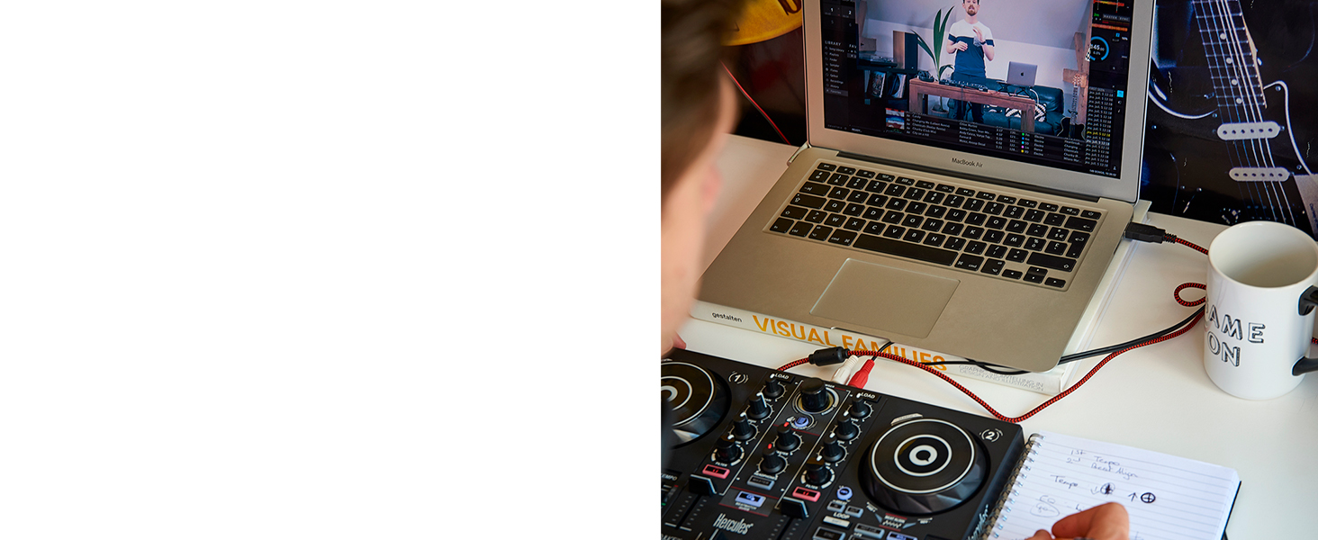 Hercules DJControl Inpulse 200 - контролер DJ з 16 педів та звуковою картою