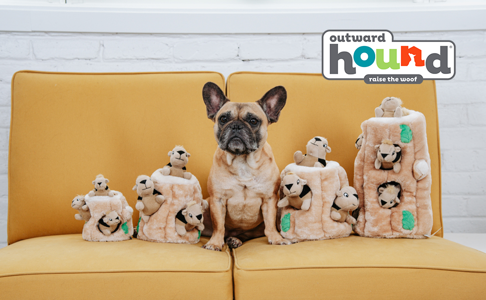 Іграшка для собак Outward Hound Hide A Squirrel XL, плюшева, інтерактивна
