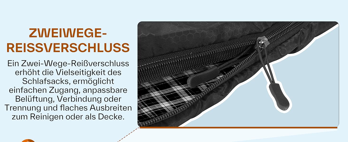 Сплячий мішок Outdoor Sportneer для 2 осіб, 3 сезони, 220x150 см, 2.75 кг, з 2 подушками, для дорослих, оранжевий (без фланелевої підкладки)