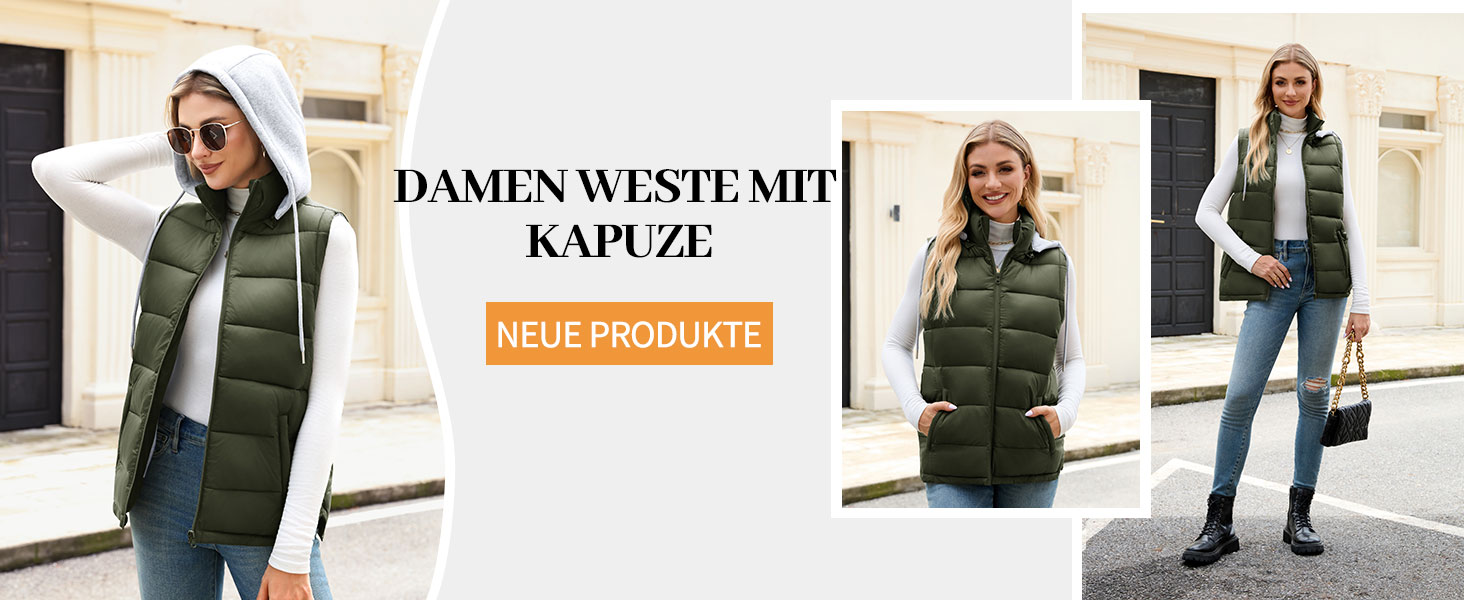 Чоловіча степкова жилетка Vancavoo з капюшоном, чорна, розмір S | З капюшоном, тепла, для відпочинку