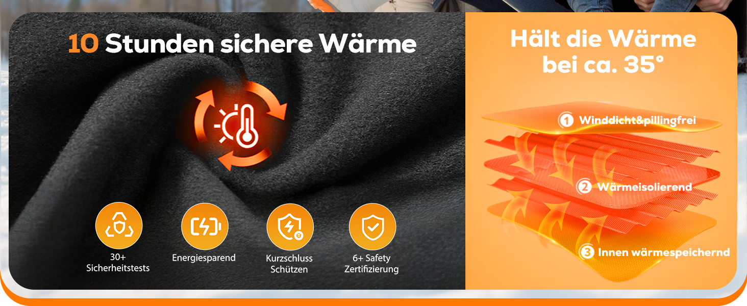 Електричні гріючі шкарпетки для жінок та чоловіків, USB, 4 режими температури, керування через додаток, для активного відпочинку (походи, катання на лижах, кемпінг, риболовля), XL