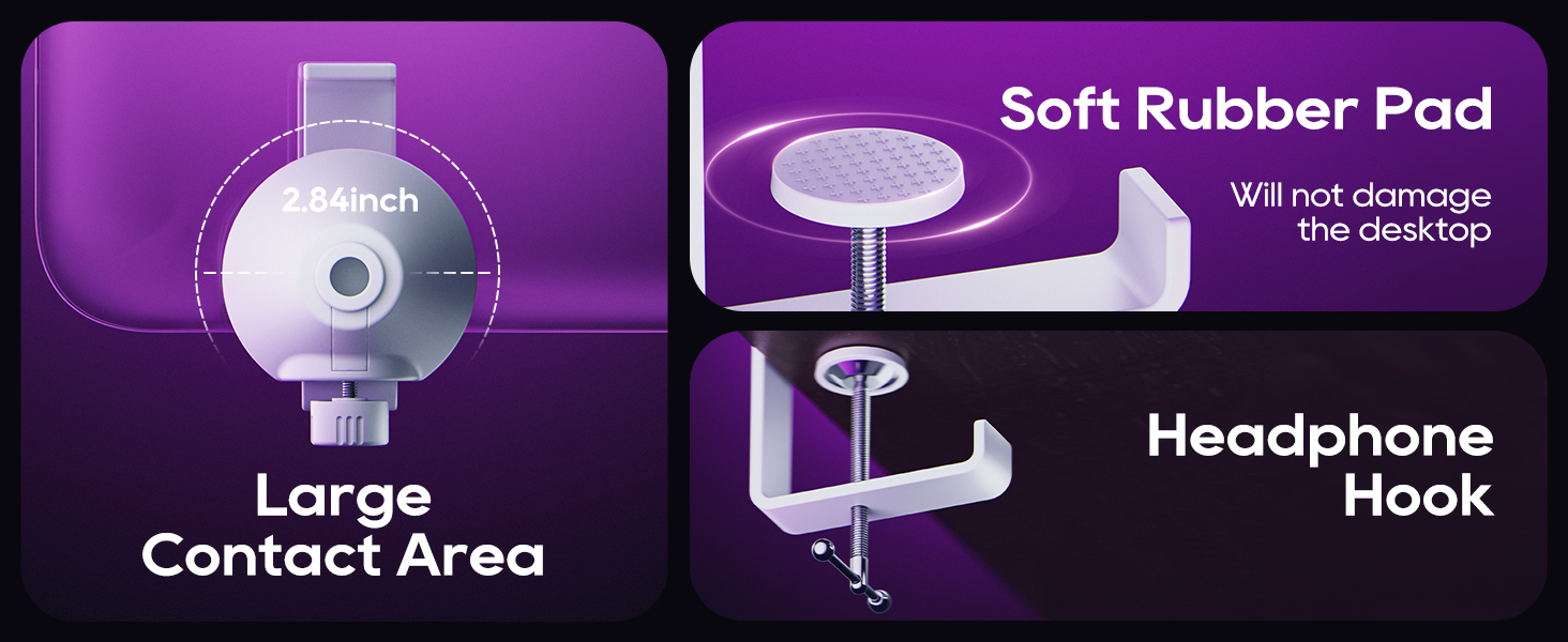 Кріплення для мікрофона на настільний стіл, 40 см, для HyperX QuadCast, Blue Yeti, 360° оберт, з адаптером 3/8' - 5/8'