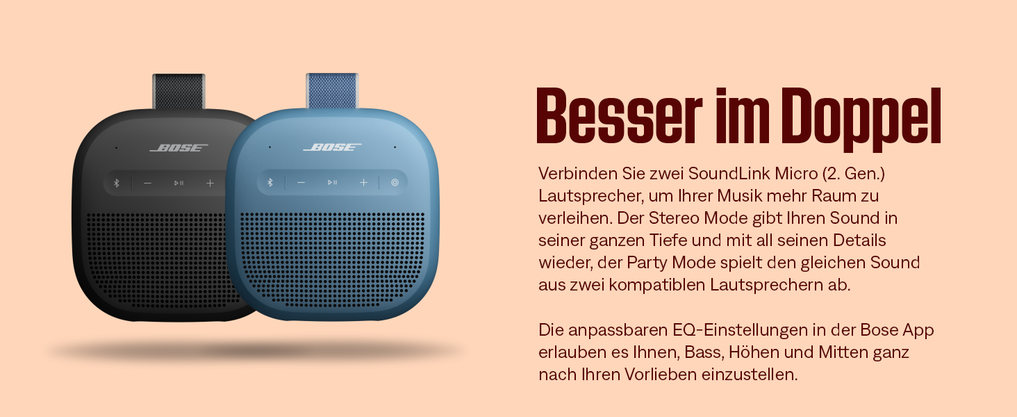 Bose SoundLink Micro 2 - портативна бездротова колонка, водонепроникна, чорна