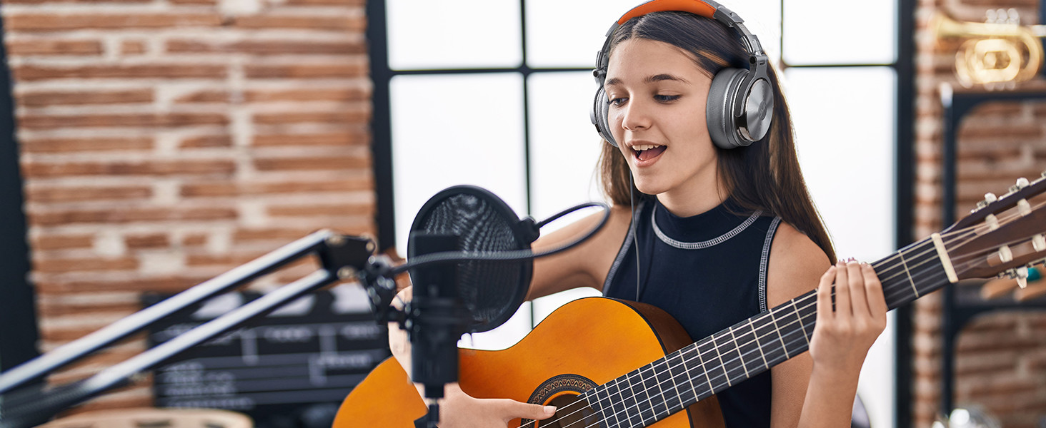 OneOdio Pro 50: Hi-Fi навушники для студії та DJ, 50 мм драйвер, Share-Port, 6.35/3.5 мм, для подкастів, телефону, ПК