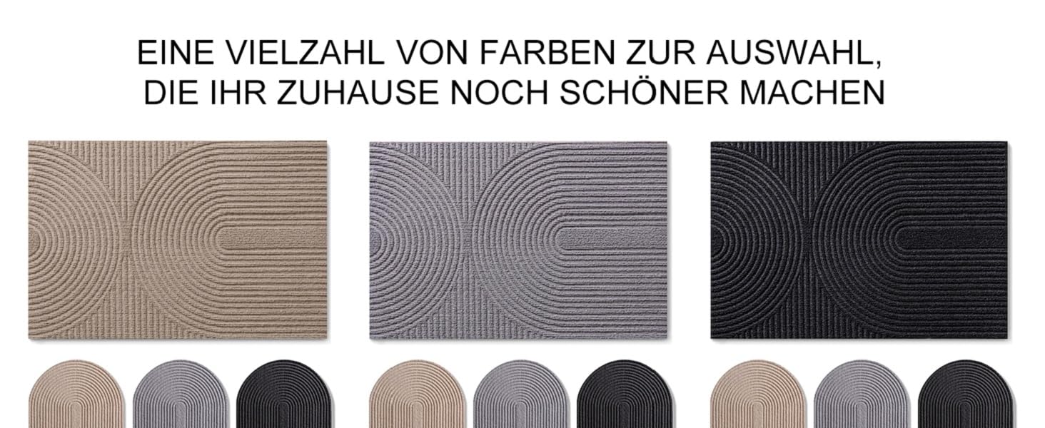 Килимок для дому та вулиці 43x76 см - антиковзкий, водонепроникний, легко миється. Килимок для входу, тераси, саду, коридору (темно-сірий)