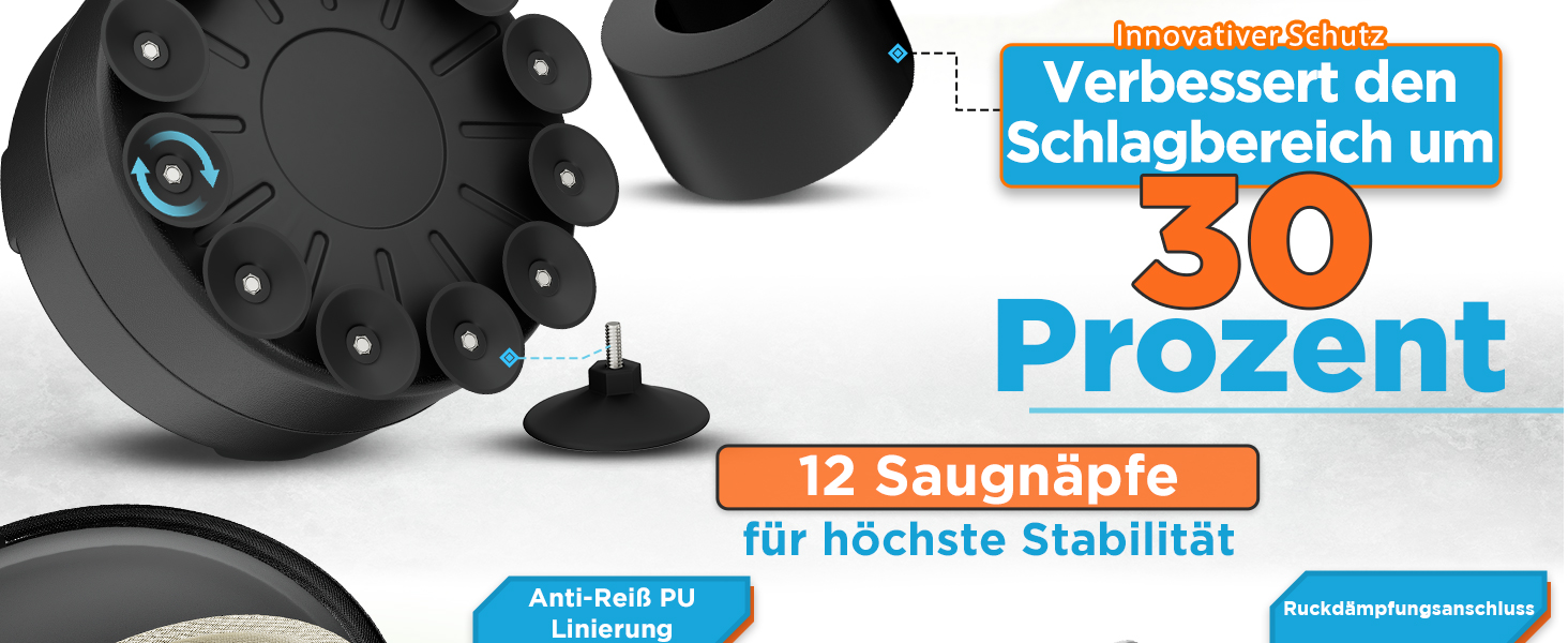 Дитячий боксерський мішок RDX 4 фути зі стійкою, рукавички для тренувань, MMA, кікбоксинг, бокс, бойові мистецтва, муай-тай, партнер для ударів, мішки для ударів, мішки-манекени, вакуумна основа (багатофункціональний) білий 4FT