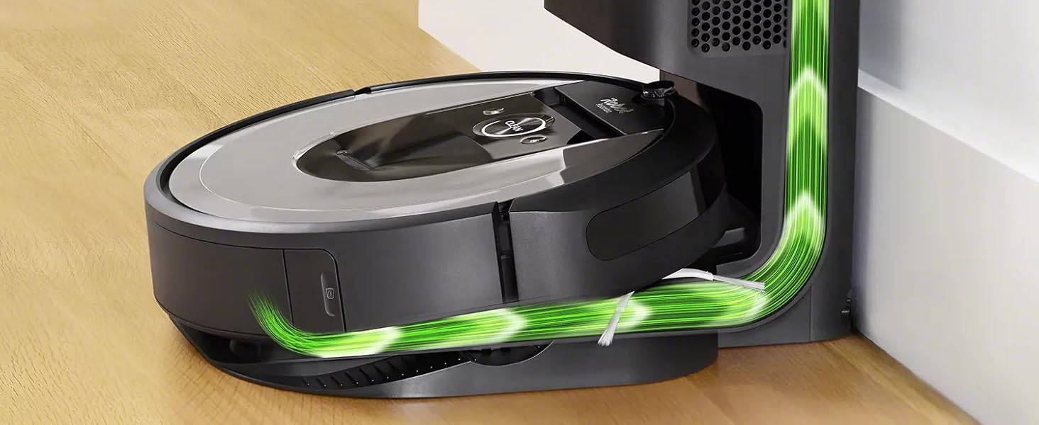 Робот-пилосос iRobot Roomba i7+ з автоматичною станцією самоочищення, картографією та PrecisionVision Navigation