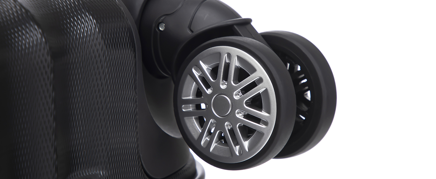 Набір валіз-ролерів (3 шт): M, L, XL, білий слонова кістка. Набір валіз з жорстким корпусом, коліщатками 360°, кодовим замком, зручною ручкою.