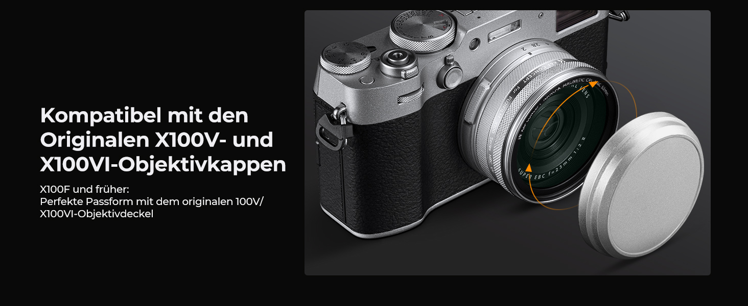 UV фільтр K&F Concept для Fujifilm X100 (X100F/X100S/X100T/X100V/X100VI) - захист об'єктива