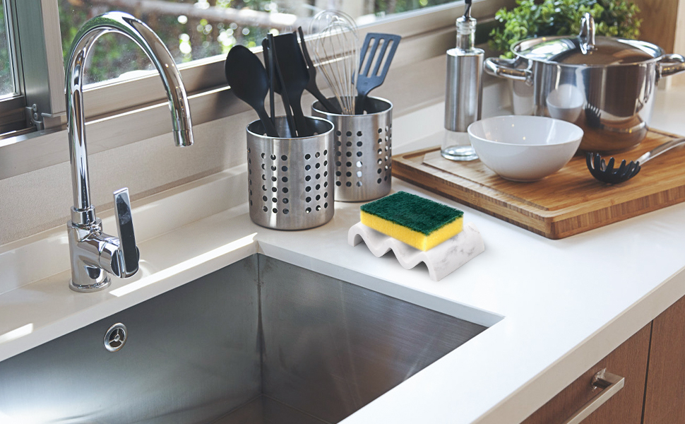 Підставка для мила Luxspire з теракотовою текстурою (2 шт.) - швидковисихаюча мильниця для ванної, кухні, душу