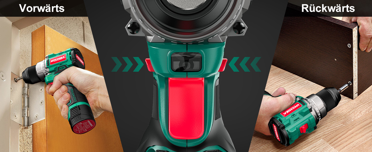 Акумуляторна дриль-шуруповерт HYCHIKA NBT-CD-16.8A-BL: 45Nm, 23+1 момент, 53 шт. аксесуарів, LED, 1500mAh