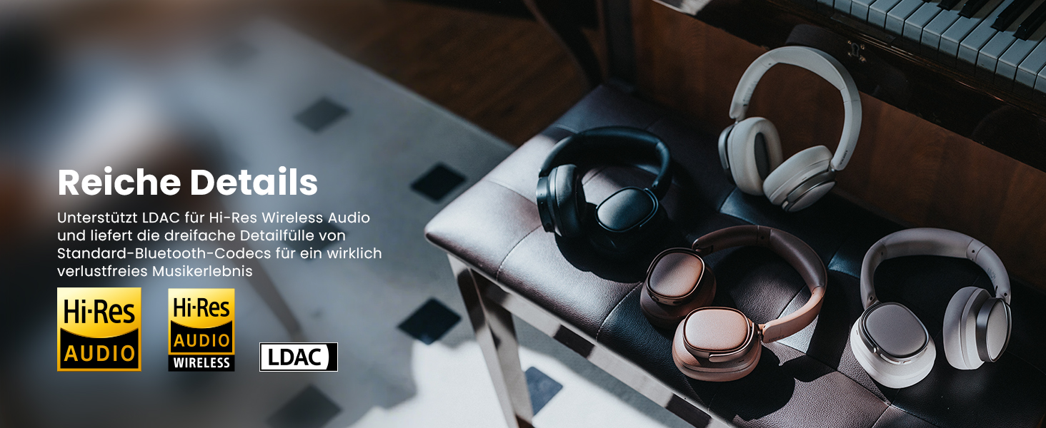 Навушники бездротові Edifier ES850NB Over-Ear з шумозаглушенням, Hi-Res Audio, Bluetooth 5.4, рожеві