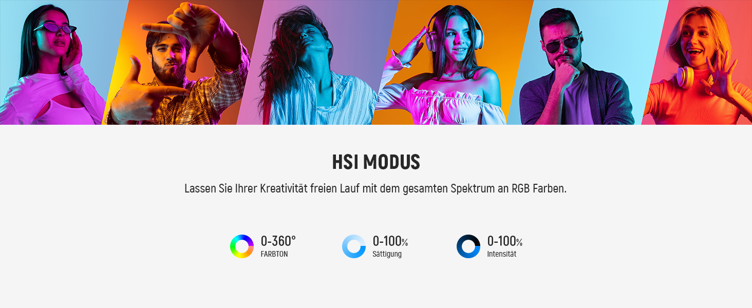 NEEWER Ringlicht RP19H 19 дюймів з триподом та 3 тримачами для телефону, RGB, 42W, CRI 97+, 2540 Lux, для стрімінгу, офісу, Zoom