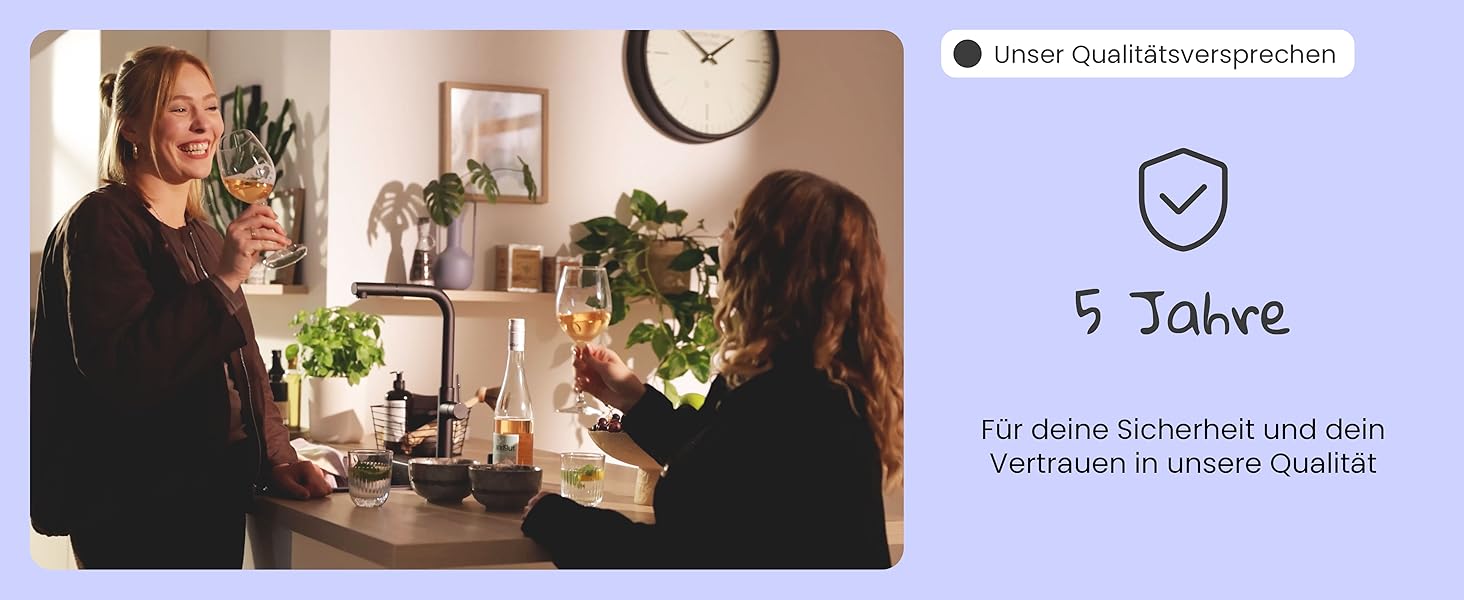 Кухонний змішувач Instmaier з висувною лійкою та душовою насадкою | Хром | Змішувач для кухні з 2 режимами струменя | Однорідний змішувач | Кухонний кран з поворотним виливом | Високий тиск