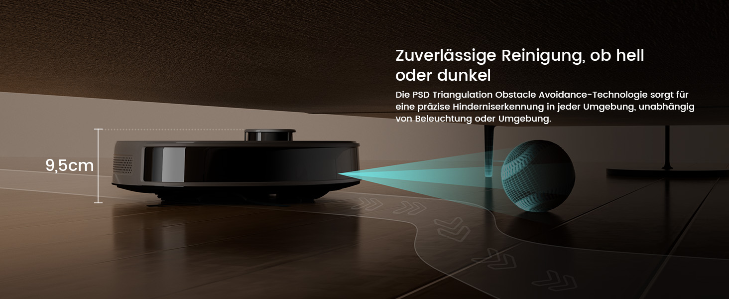 Робот-пилосос LEFANT M2 з функцією миття підлоги, 6000Pa, LiDAR-навігація, зони заборони, керування через додаток/Alexa, ідеальний для шерсті тварин, килимів та твердих підлог M2G