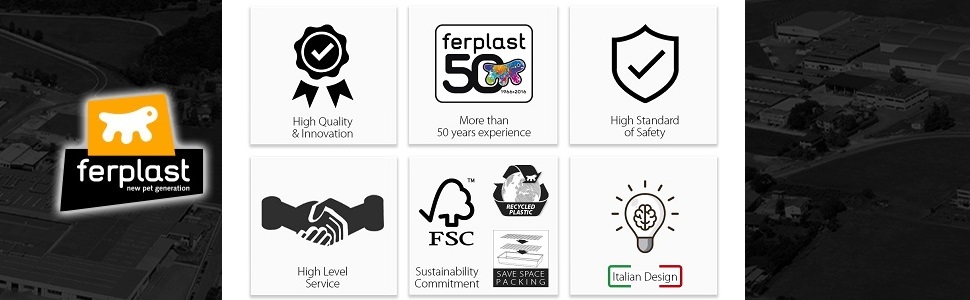 Клітка для собак та котів Ferplast Sweetie 70, 74 x 61 x 19 см, білий/сірий, розмір L 48 x 37 x 16 см