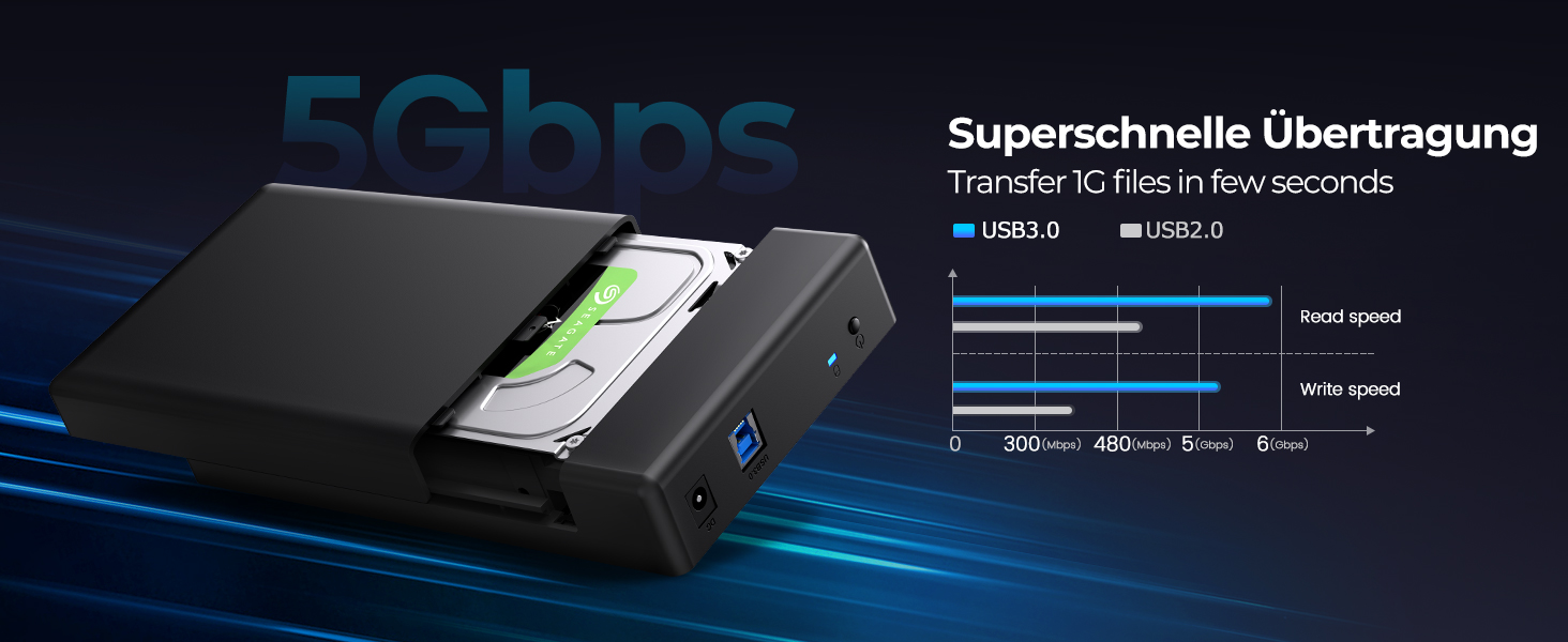 Зовнішній корпус для HDD/SSD ORICO 3.5