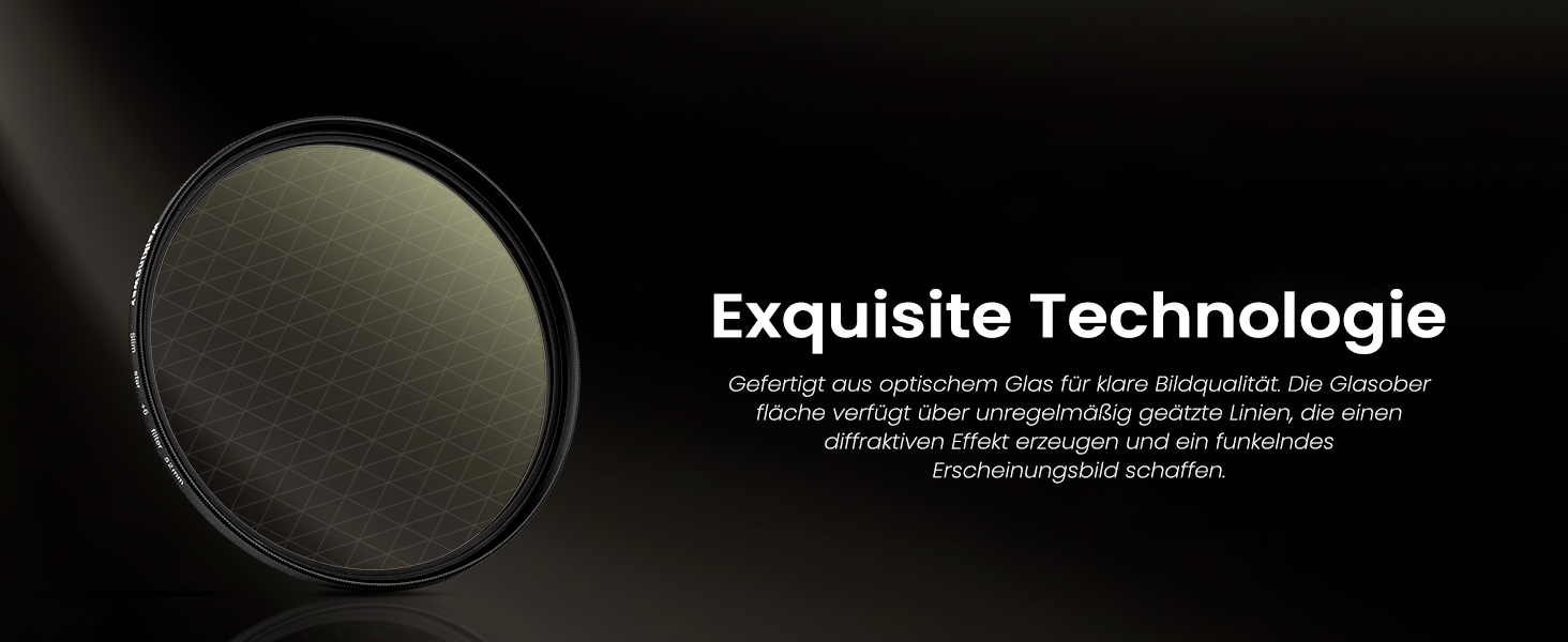 Набір зіркових фільтрів Walking Way 67mm (3 шт.) для камери: 4, 6, 8 променів + чохол