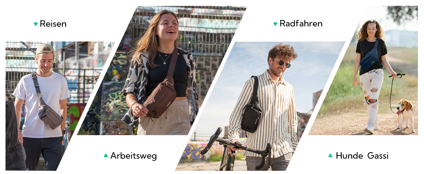 Спортивна поясна сумка Waterfly: стильна фанна-сумка для чоловіків та жінок, унісекс, для прогулянок, подорожей, MTB, спорту, тренувань собак, сірого кольору