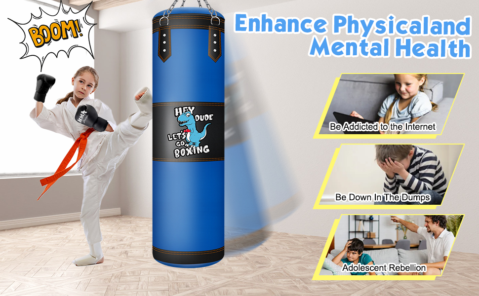 Надувний боксерський мішок для дорослих 180 см, стоячий, самостійний, для ММА, муай-тай, фітнесу