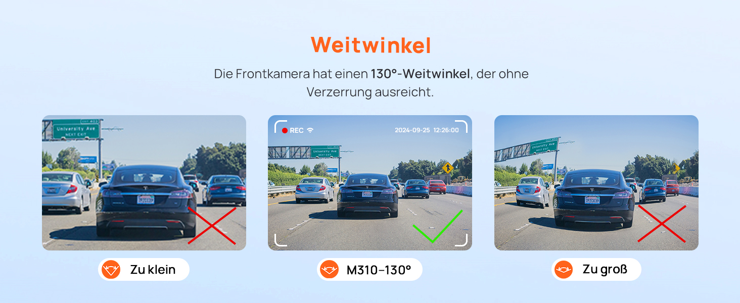 Відеореєстратор 70mai M310 2K WiFi для авто, 1296P WDR, Super Night Vision, 24h парковка, запис по колу, виявлення зіткнень, 256GB