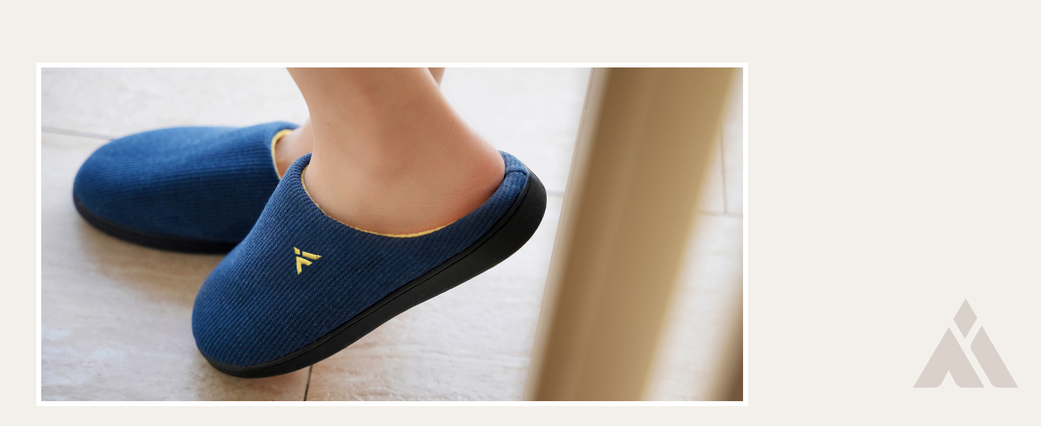 Тапочки зимові Mishansha для чоловіків та жінок, м'які, зручні, з пам'яттю, розмір 36-48, синього кольору