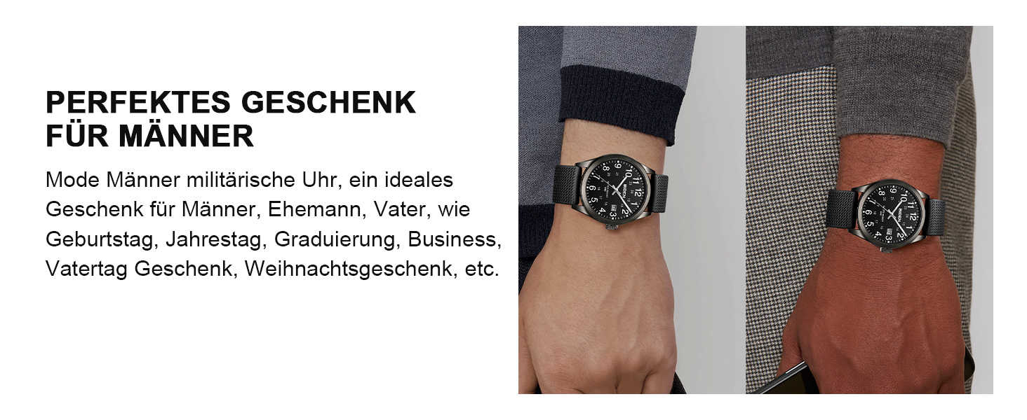 Чоловічий годинник LN LENQIN з датою, водостійкий 30M, з нейлоновим ремінцем, сірий | Годинник для медсестер