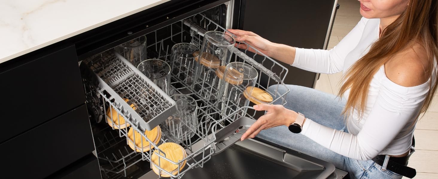 Набір контейнерів для зберігання Deco haus® 2 шт. (1,3 л) - герметичні банки для кави, цукру, крупи та інших продуктів