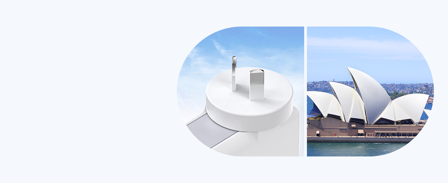 Універсальний адаптер LENCENT з USB-зарядкою 4 в 1, 22W (EU/US/UK/AU) для мобільних пристроїв