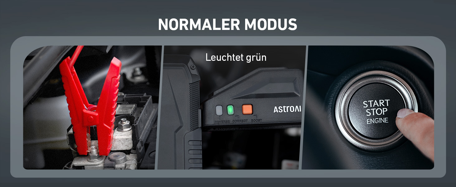 Powerbank AstroAI B8 для автомобіля: пускова станція, 1500A, 7.0L бензин/5.5L дизель, LED, QC 3.0 USB, 12V