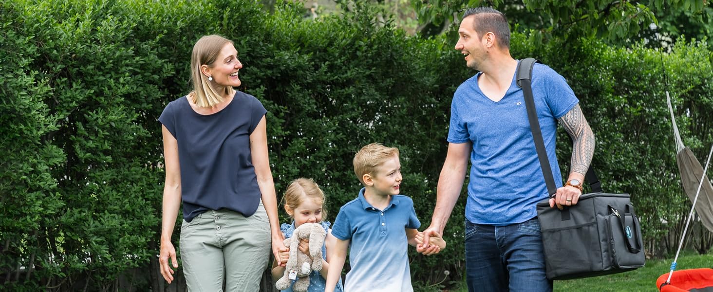 Термосумка 20/30L (складніша) - ізольована сумка-холодильник 10-12 годин для пікніка, роботи, покупок (30л, чорна) з відкривачем та PEVA-матеріалом