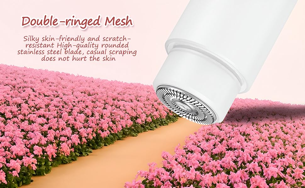 Електричний жіночий тример для тіла 2-в-1, IPX8, для бікіні-зони, обличчя та тіла, водонепроникний, для чутливої шкіри (білий)