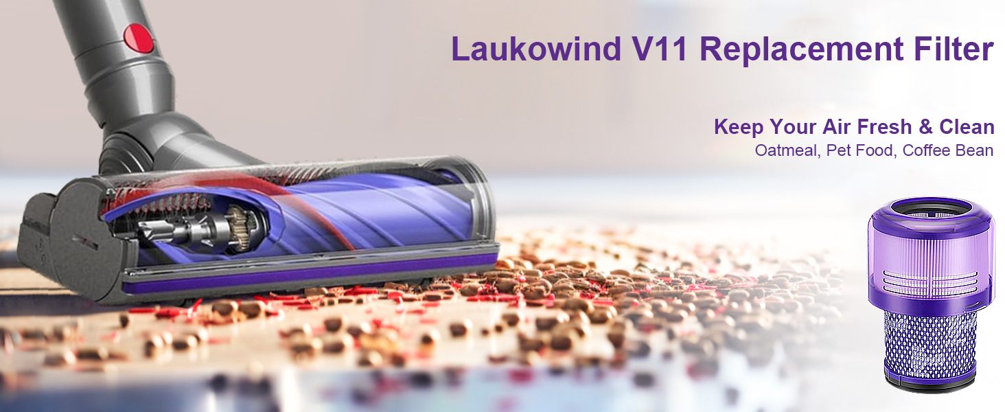 Набір фільтрів для пилососа Dyson V15 SV14 DV17 SV22 та V11 (3 шт), змінні HEPA-фільтри для акумуляторного пилососа