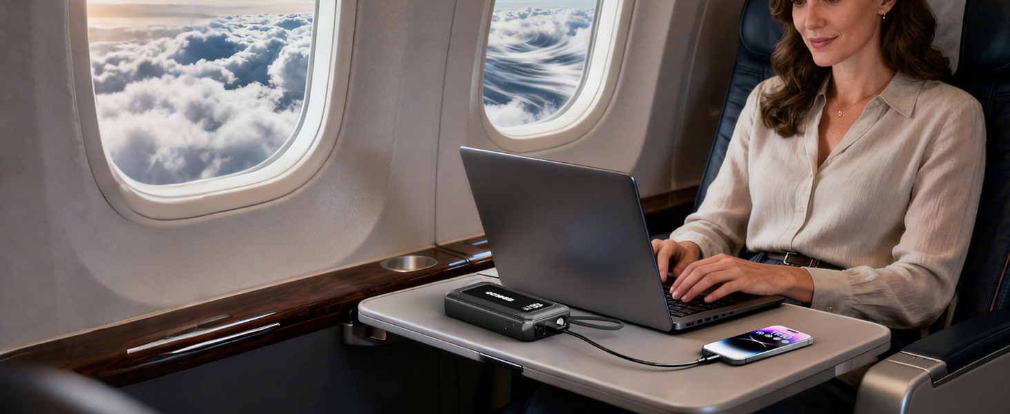 Powerbank для авто Gooloo G7 3000A: пусковий пристрій з USB-C, LED-ліхтарик, 12V (до 8.5L бензин/6L дизель)