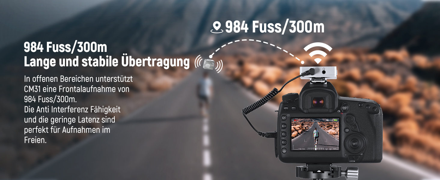 NEEWER Міні бездротове мікрофону, комплект 1RX+2TX+зарядний кейс, 150м радіус дії, для iPhone, iPad, Android, DJI, Insta360, PC, Mac