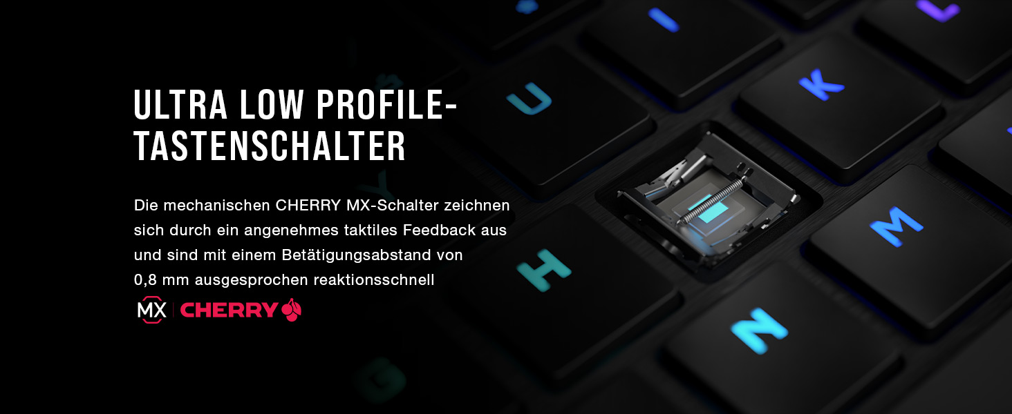 Ігрова механічна клавіатура Corsair K100 Air Wireless RGB з перемикачами Cherry MX Ultra Low Profile, Bluetooth, QWERTZ DE, чорна