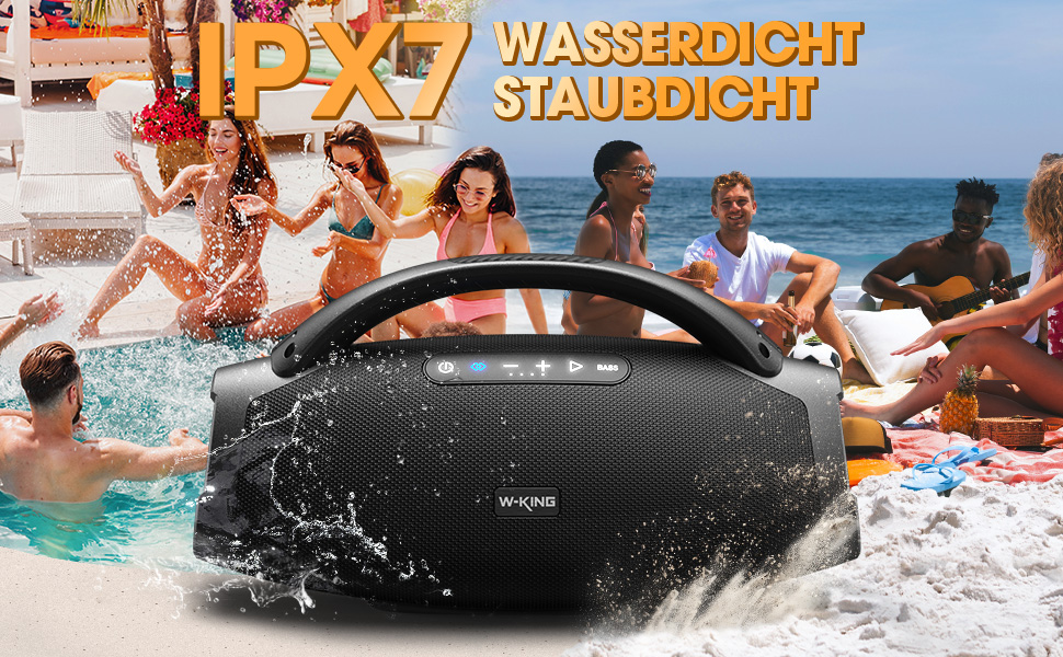W-KING 330W Bluetooth Колонка з Сабвуфером 7.5