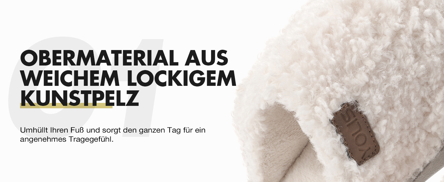 Жіночі тапочки YOLIS Flauschig з підтримкою склепіння стопи, м'які, з піною з пам'яті, зручні та теплі для дому та вулиці, чорні, 36/37 EU