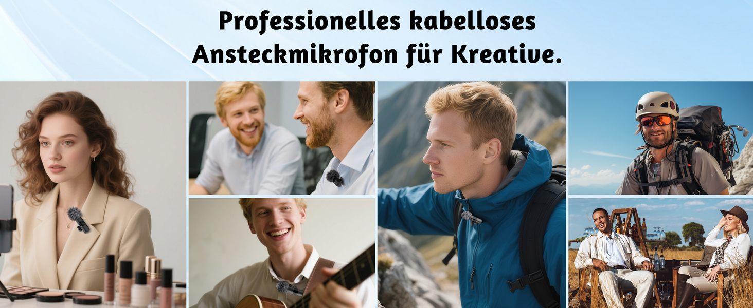 Мікрофон Lavalier Mini Mic Pro (2 шт.) з USB-C для iPhone, iPad, Android - для відео, інтерв'ю, подкастів, Vlog, TikTok, YouTube (сірий)