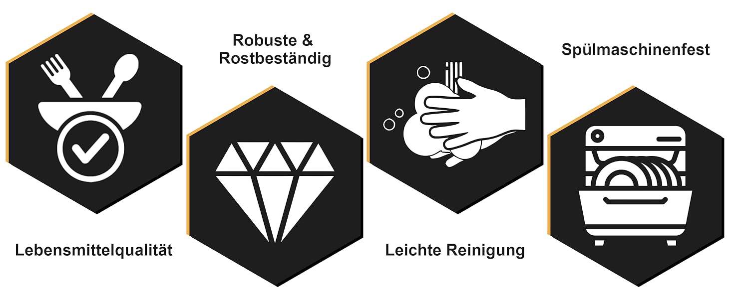 Набір кухонних аксесуарів Homikit 16 шт. з тримачем, кухонне приладдя, посуд, чорний