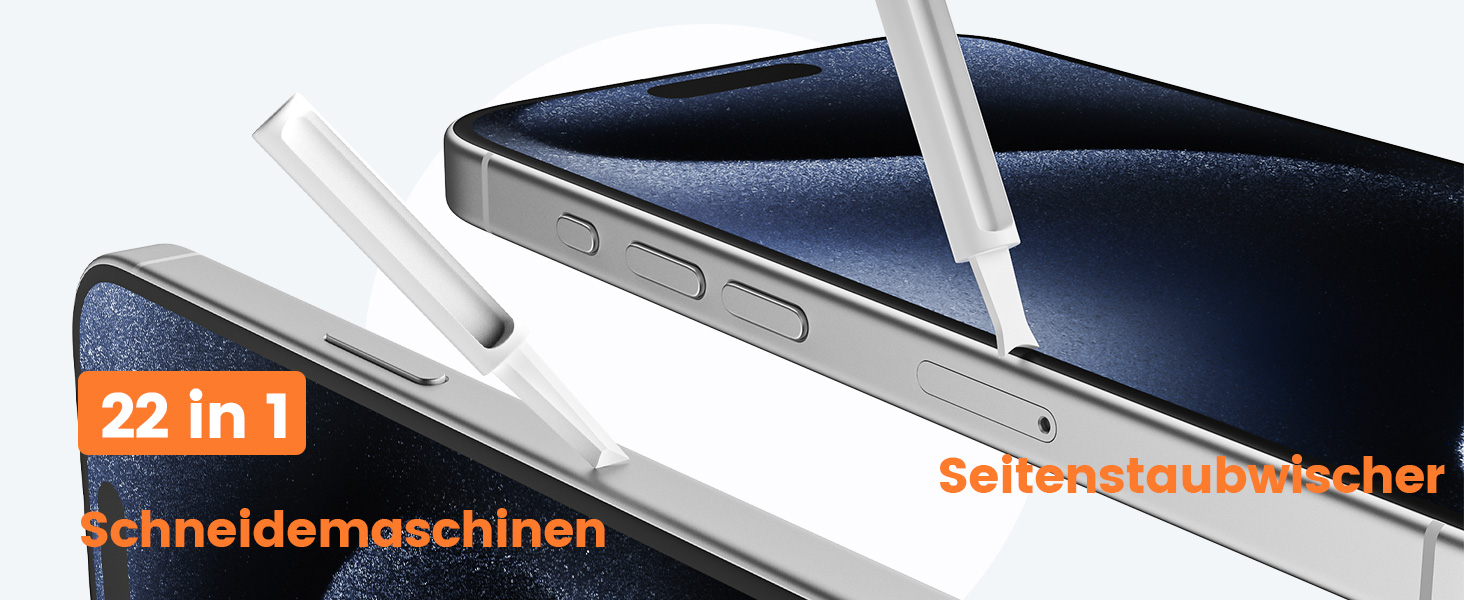 Набір для чищення клавіатури та навушників: 22 в 1. Підходить для AirPods, ноутбуків, моніторів, телефонів.