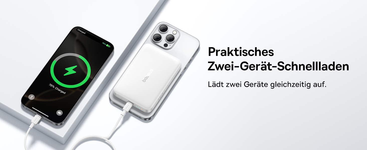 Power Bank Baseus EnerFill MagSafe 10000mAh з PD 22.5W та бездротовою зарядкою 15W для iPhone