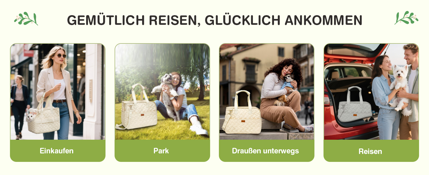 Транспортна переноска для котів та собак, переноска для тварин, сумка-переноска для собак та котів, аксесуари для подорожей, переноска для цуценят, регульований поводок (Сріблястий, L)