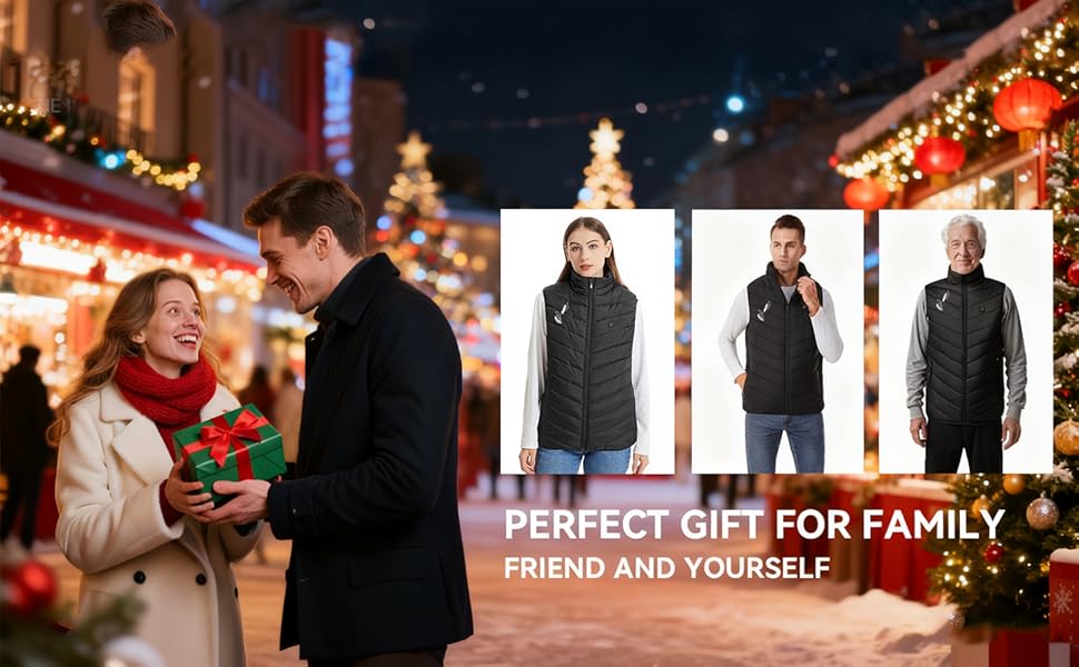 Обогрівальна жилетка для чоловіків та жінок, USB, 9 зон нагріву, жилетка з підігрівом для активного відпочинку, туризму та катання на лижах (без Powerbank), E#schwarz XXL