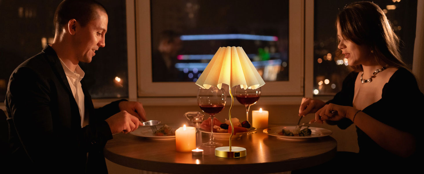 Настільна лампа EOEYYOYB з USB A+C, сенсорне керування, регулювання яскравості, абажур з льону, для спальні та вітальні, біла