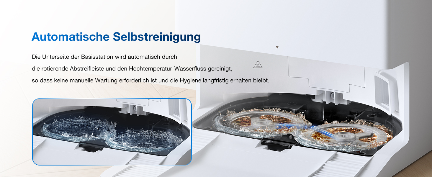 Робот-пилосос Ecovacs DEEBOT T30C Pro Omni GEN 2: пилосос-мийник, 15400Pa, автопорожнення, гаряча сушка, 200хв роботи, для шерсті тварин та килимів