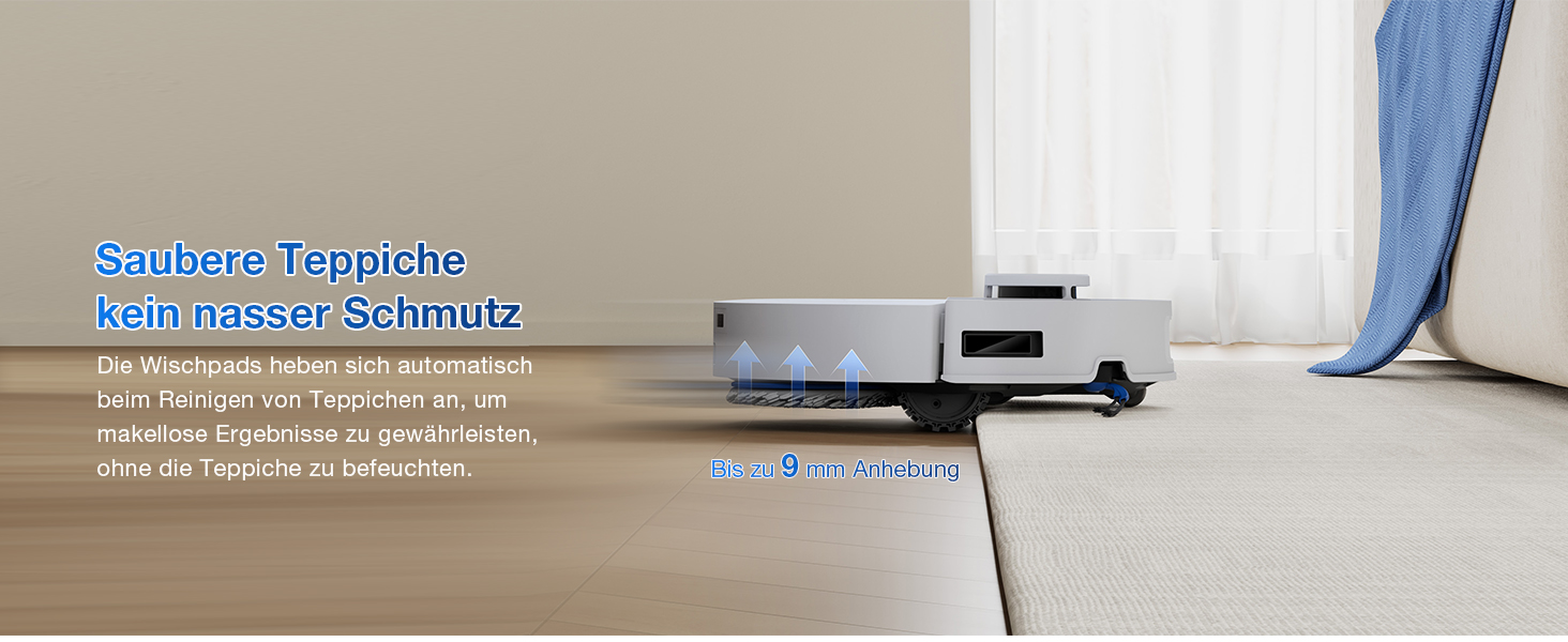 Робот-пилосос ECOVACS DEEBOT T30S PRO з функцією миття, 11000 Па, технологія ZeroTangle, миття гарячою водою 70°C, TruEdge™ для миття країв, акумулятор 6400mAh, AI-уникнення перешкод (T30C OMNI Gen2 W)